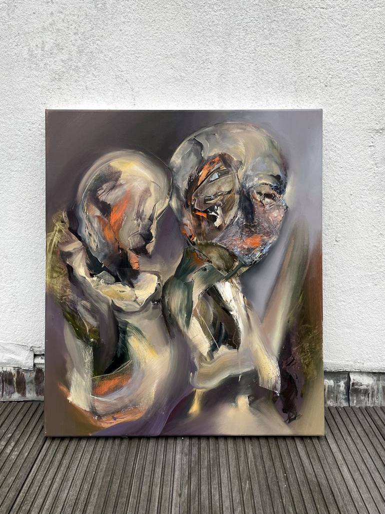 Original Figurative Abstract Painting by Robert Lak