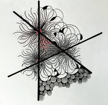 Original Abstract Love Drawings by Ozge Ozcan