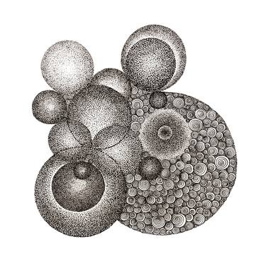 Original Geometric Drawing by Ozge Ozcan