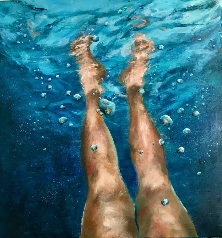 Sea Legs Painting By Carole Mcclintock 