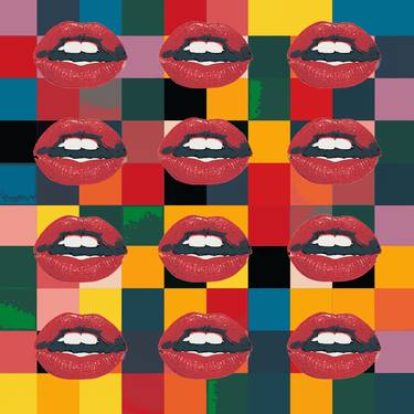 Print of Pop Art Patterns Mixed Media by Helt Sort