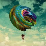 Girl on Swing - Limited Edition of 20 by Helt Sort