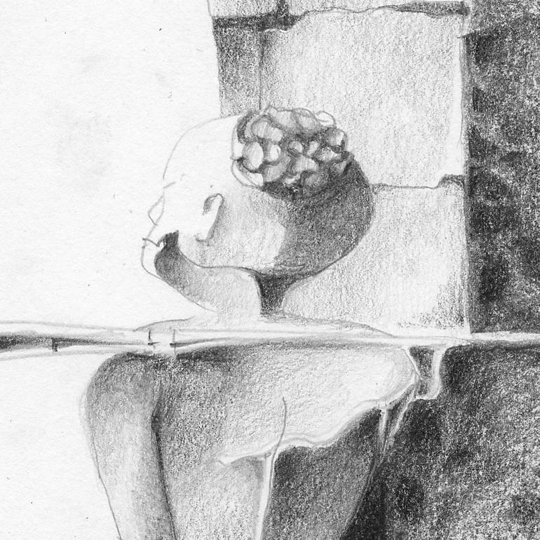 Original Surrealism Fantasy Drawing by Jacek Bednarek