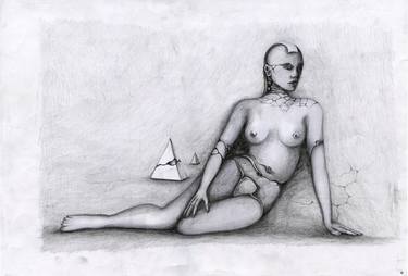 Print of Surrealism Body Drawings by Jacek Bednarek