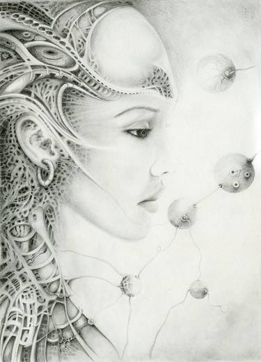 Original Surrealism Fantasy Drawings by Jacek Bednarek