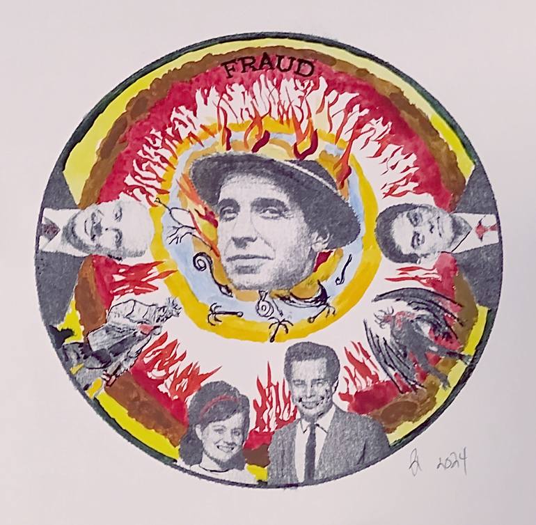 Original Contemporary Pop Culture/Celebrity Mixed Media by P Desmolines