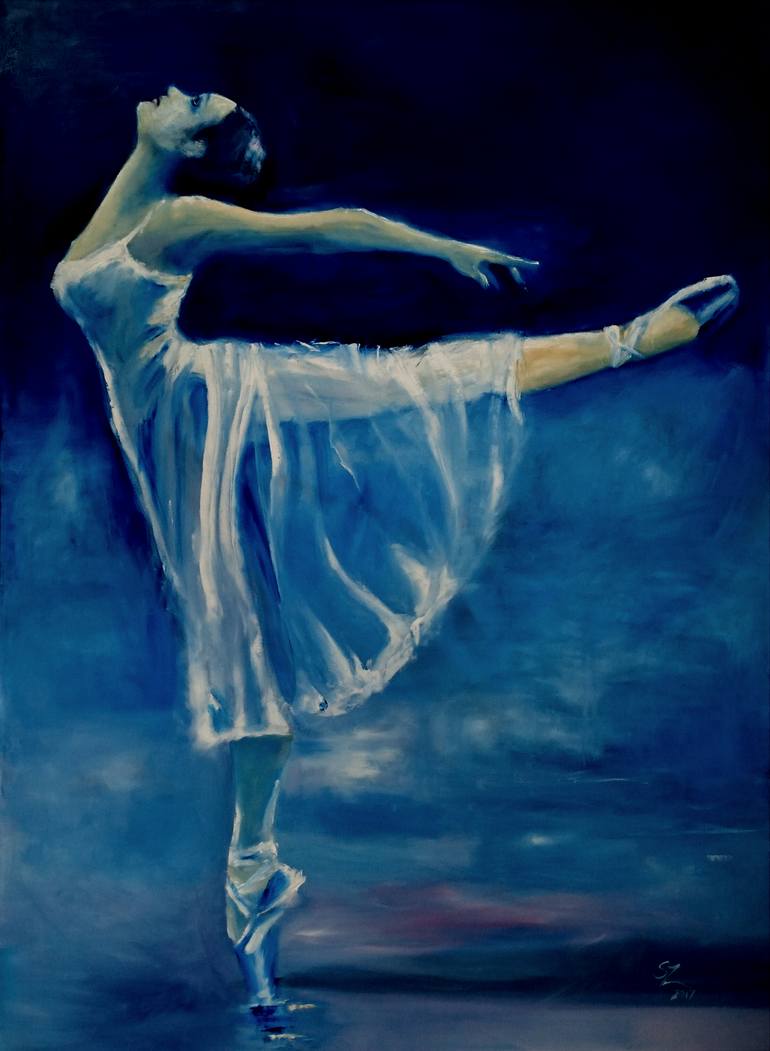 Ballerina in Blue