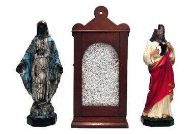 Original Religious Sculpture by Basileu de Menezes