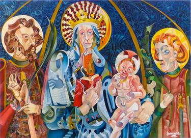 Original Figurative Religion Paintings by Néstor Ferronato