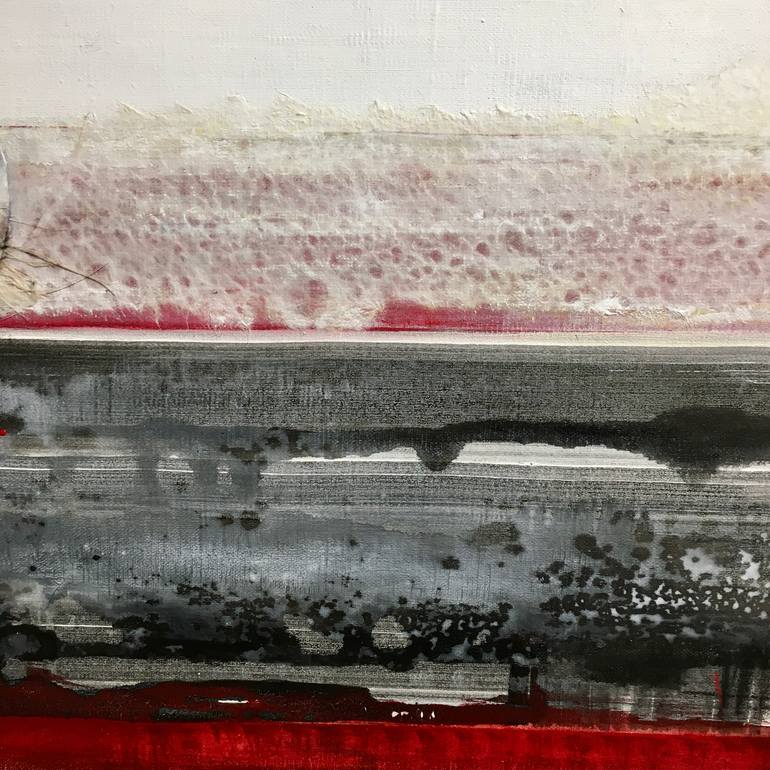 Original Art Deco Abstract Painting by Christine Cougoule