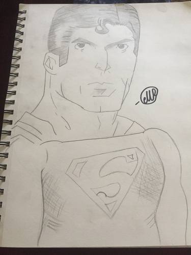 Superman Drawing thumb