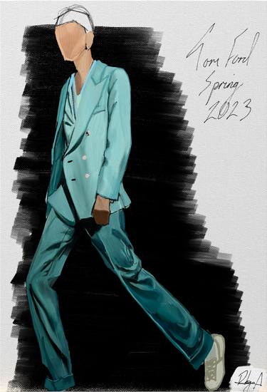 Original Fine Art Fashion Digital by Rhys Ashton