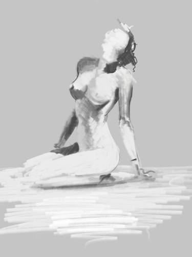 Original Minimalism Nude Digital by Rhys Ashton