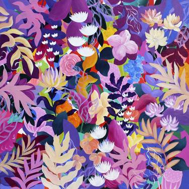Original Expressionism Garden Paintings by Martina Boycheva