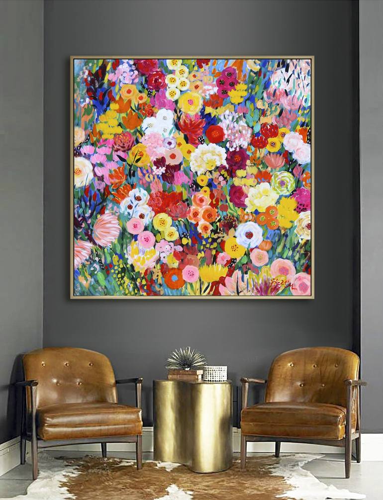 Original Floral Painting by Martina Boycheva