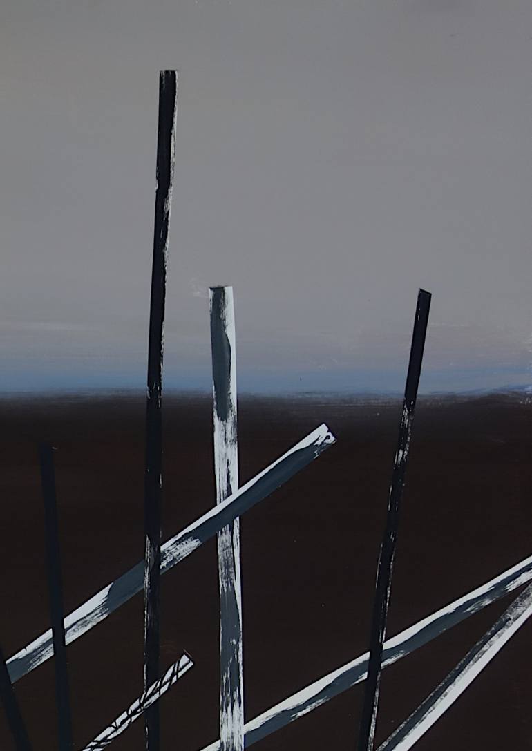 Original Abstract Landscape Collage by Wojtek Herman