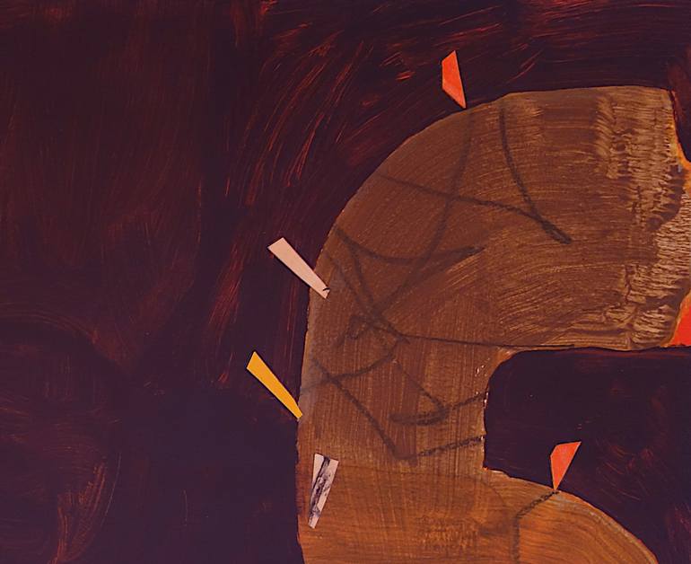 Original Abstract Landscape Collage by Wojtek Herman