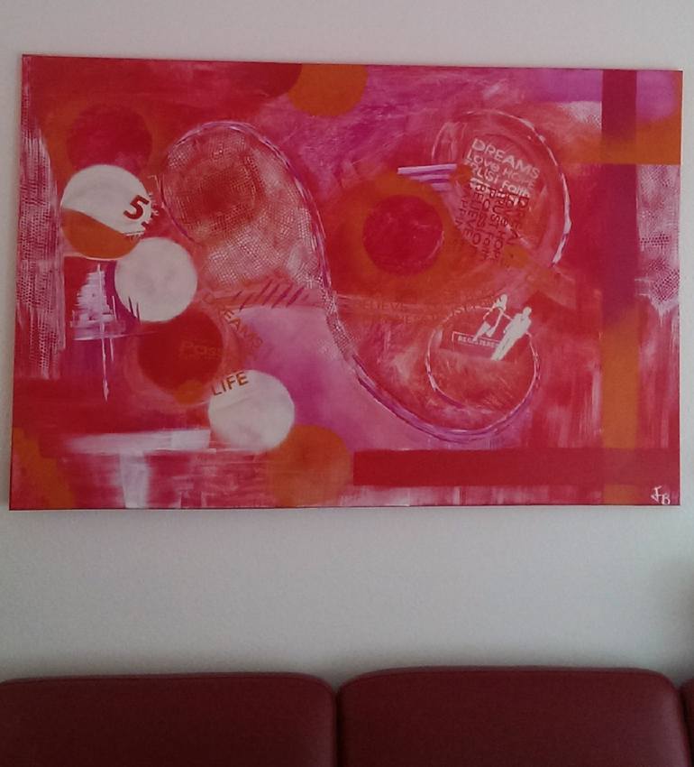 Original Abstract Painting by Juliane Boulanger