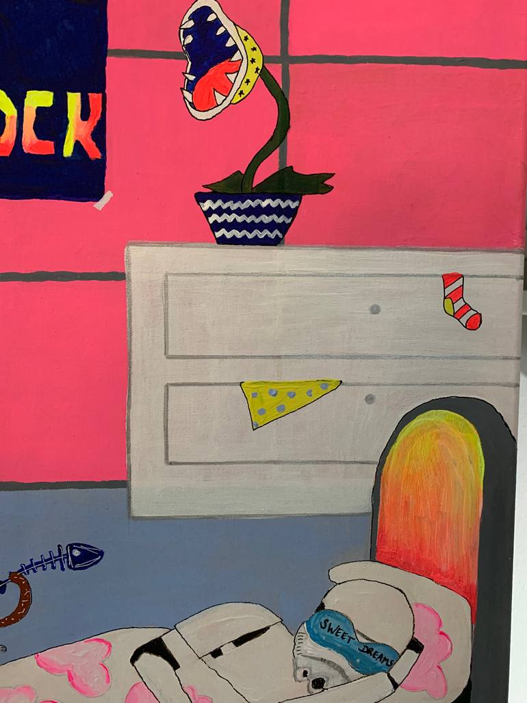 Original Modernism Pop Culture/Celebrity Painting by Juliane Boulanger