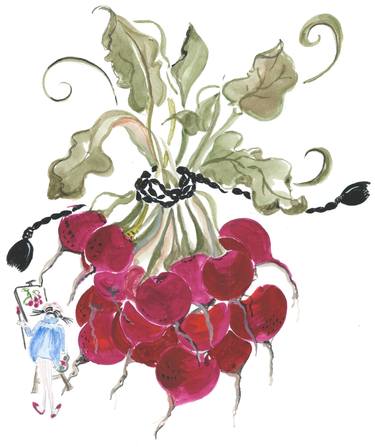 Original Botanic Drawings by Mary Beth McAllister