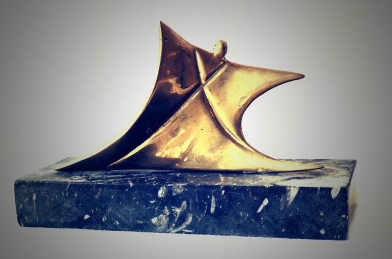 Original Abstract Sculpture by Manos Roussis