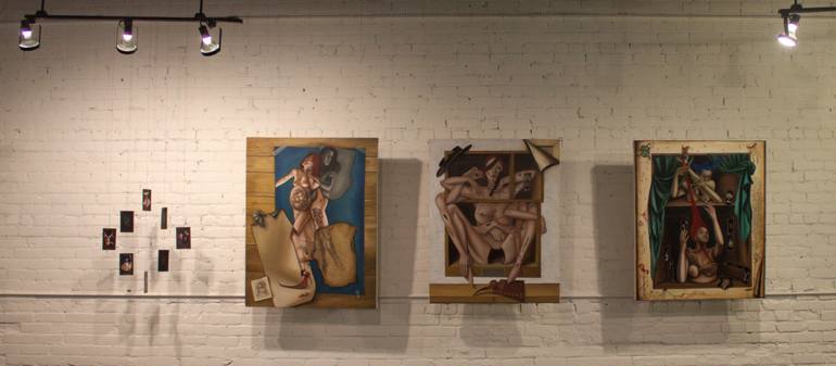 Original Figurative Fantasy Painting by Sunny J