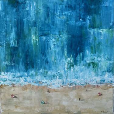 Original Abstract Expressionism Landscape Paintings by martha escondeur