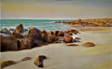 Original Realism Seascape Paintings by Marcos Vasconcelos