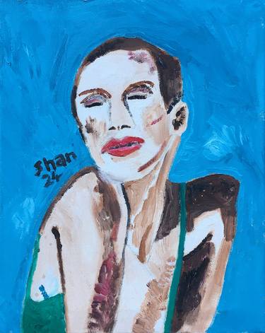 Original Expressionism Cinema Painting by Shan Shantiq
