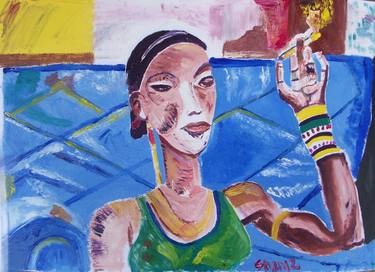 Print of Expressionism Health & Beauty Paintings by Shan Shantiq