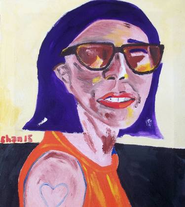 Original Expressionism Portrait Paintings by Shan Shantiq