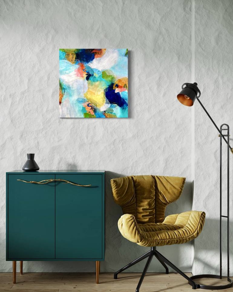 Original Abstract Expressionism Abstract Painting by Debbie Joplin