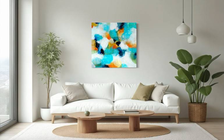 Original Abstract Expressionism Abstract Painting by Debbie Joplin