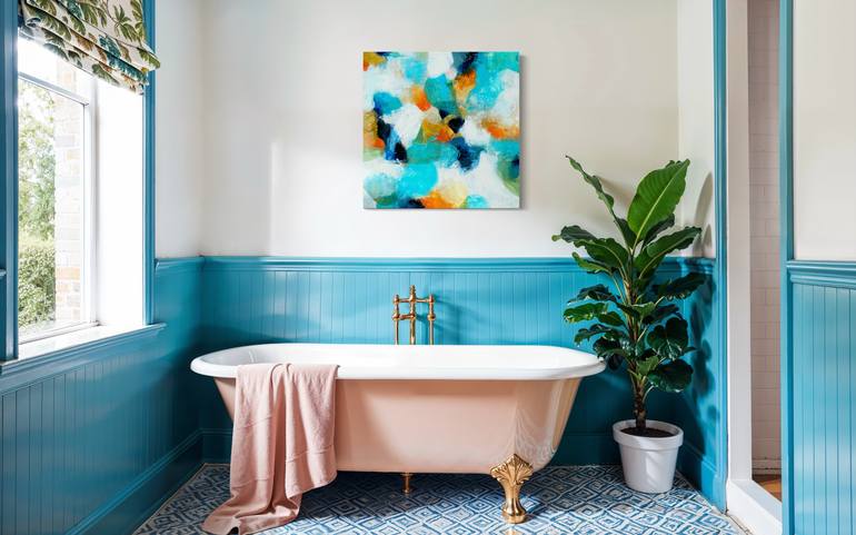 Original Abstract Expressionism Abstract Painting by Debbie Joplin