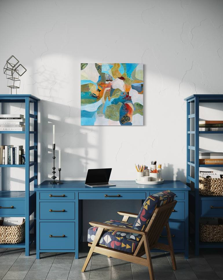 Original Contemporary Abstract Painting by Debbie Joplin