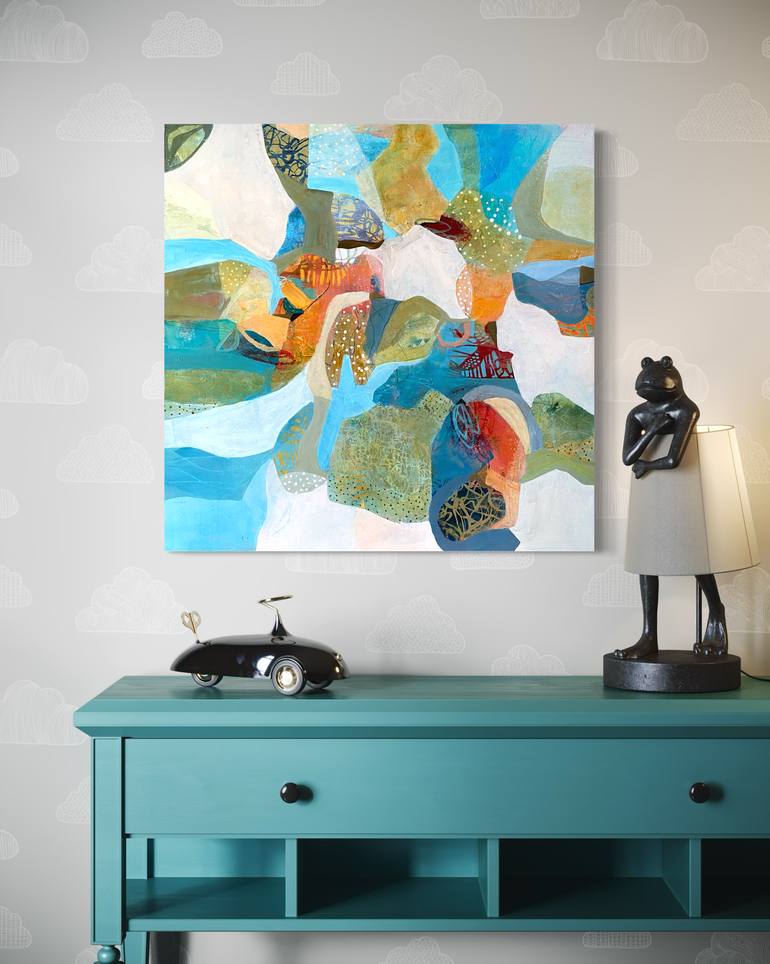 Original Contemporary Abstract Painting by Debbie Joplin