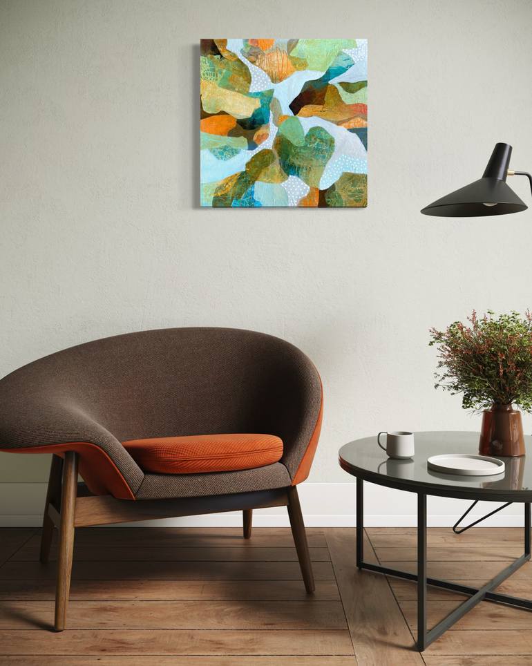 Original Abstract Expressionism Abstract Painting by Debbie Joplin