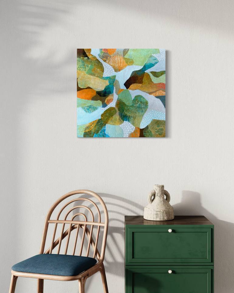 Original Abstract Expressionism Abstract Painting by Debbie Joplin