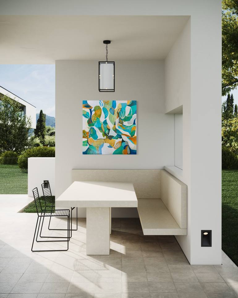 Original Abstract Expressionism Abstract Painting by Debbie Joplin