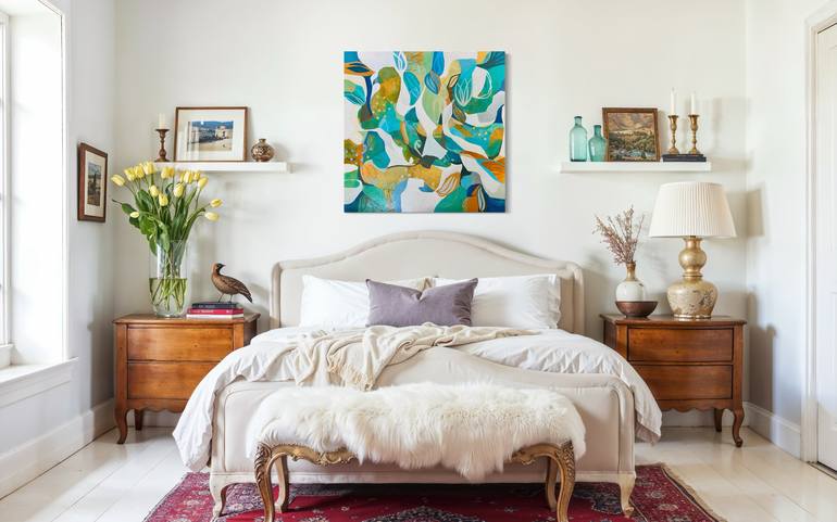 Original Abstract Expressionism Abstract Painting by Debbie Joplin