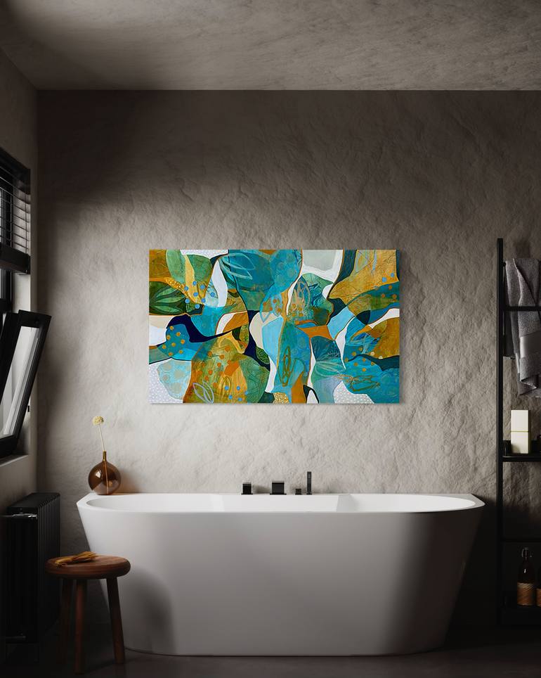 Original Abstract Expressionism Abstract Painting by Debbie Joplin