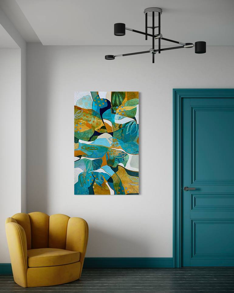 Original Abstract Expressionism Abstract Painting by Debbie Joplin