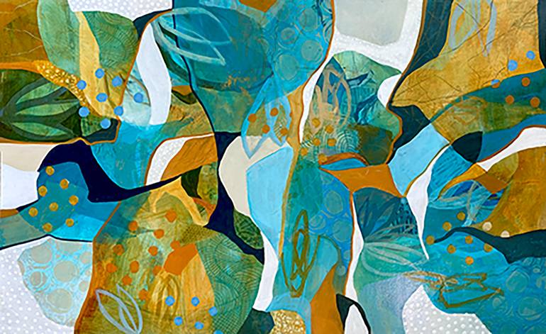 Original Abstract Expressionism Abstract Painting by Debbie Joplin