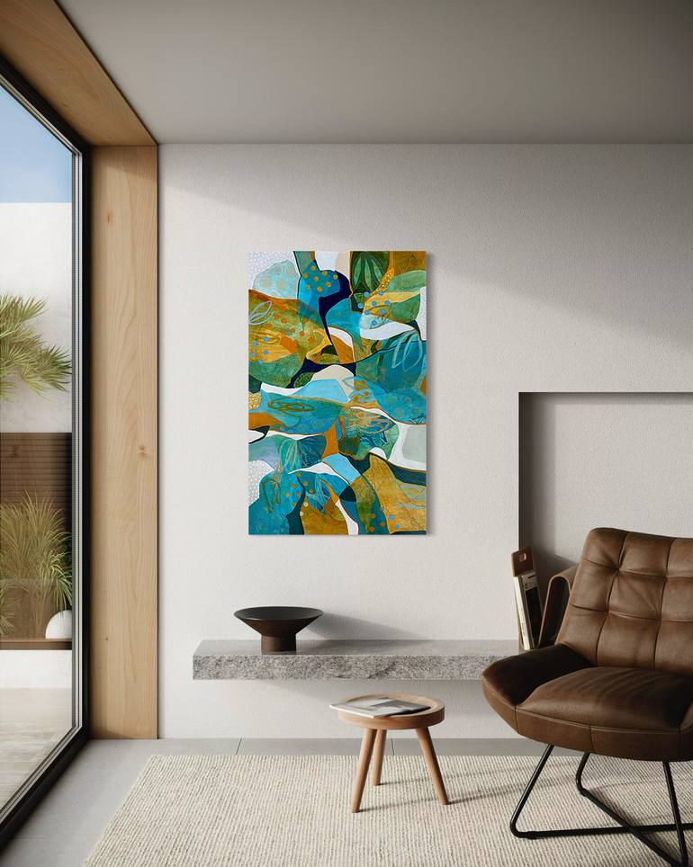 Original Abstract Expressionism Abstract Painting by Debbie Joplin