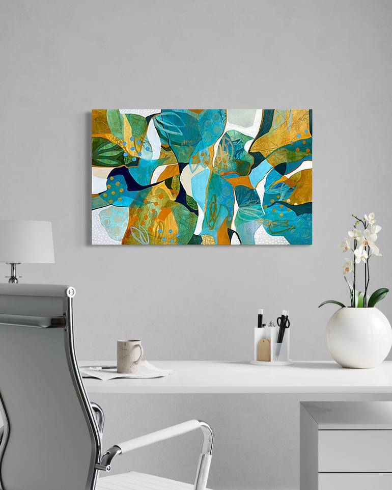 Original Abstract Expressionism Abstract Painting by Debbie Joplin