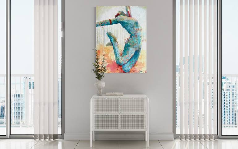 Original Abstract Women Painting by Debbie Joplin