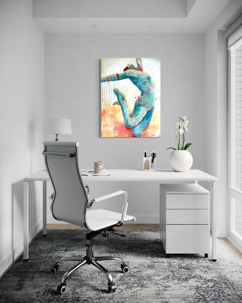 Original Abstract Women Painting by Debbie Joplin