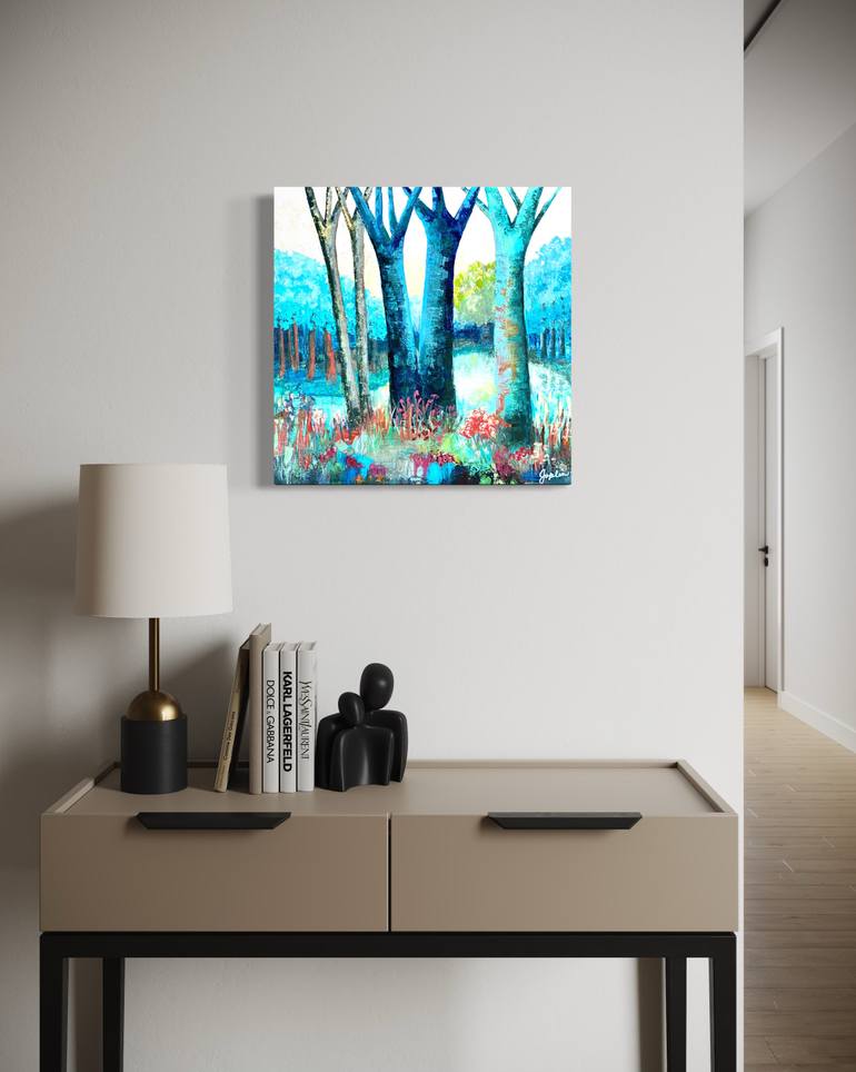 Original Abstract Nature Painting by Debbie Joplin