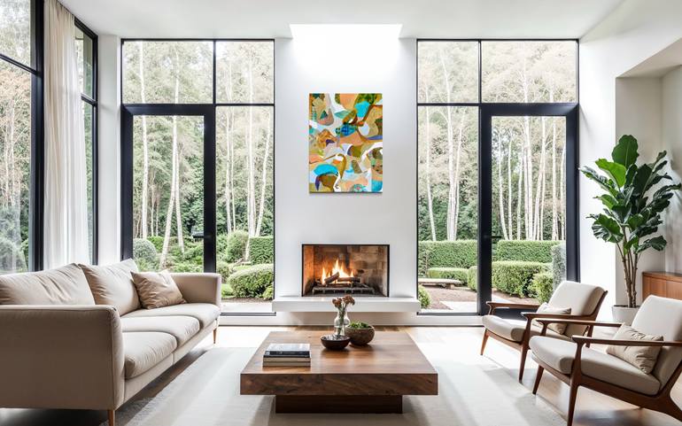 Original Abstract Expressionism Abstract Painting by Debbie Joplin