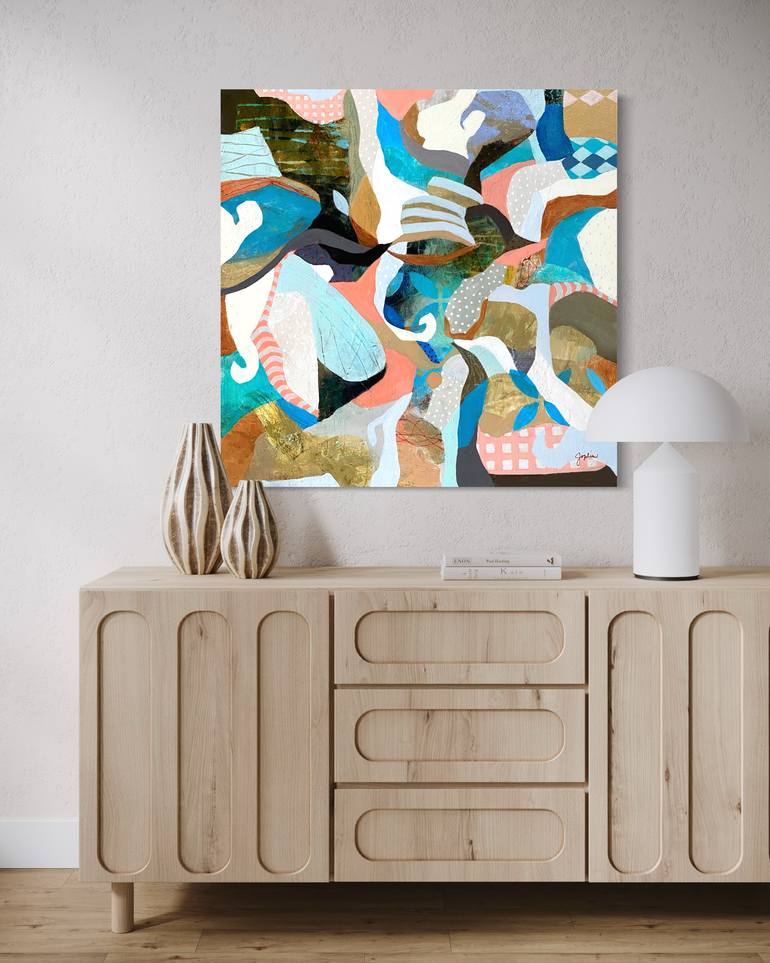 Original Color Field Painting Abstract Painting by Debbie Joplin